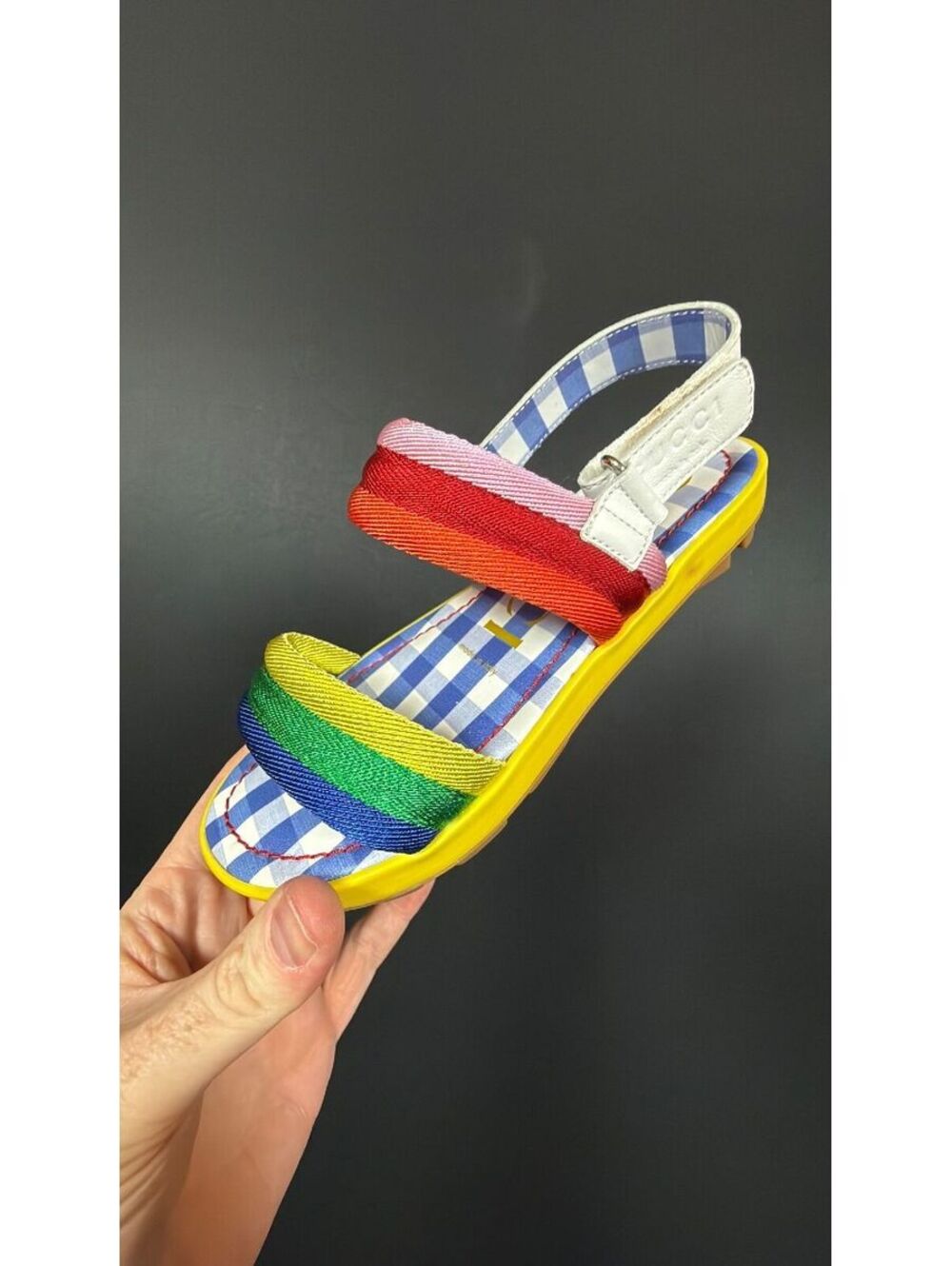 Gucci Multi Color Sandals Size 33